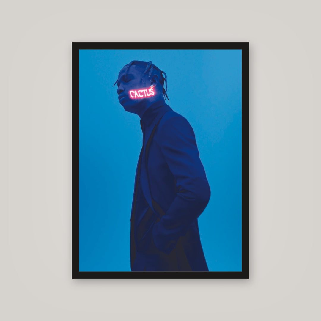 [auto-mockup] BLUE CACTUS POSTER - 18 x 24in.