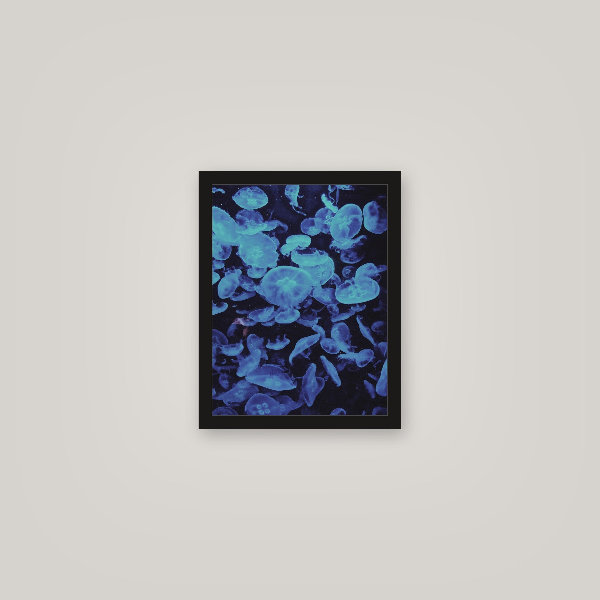 [auto-mockup] BLUE JELLYFISH POSTER - 11 x 14in.