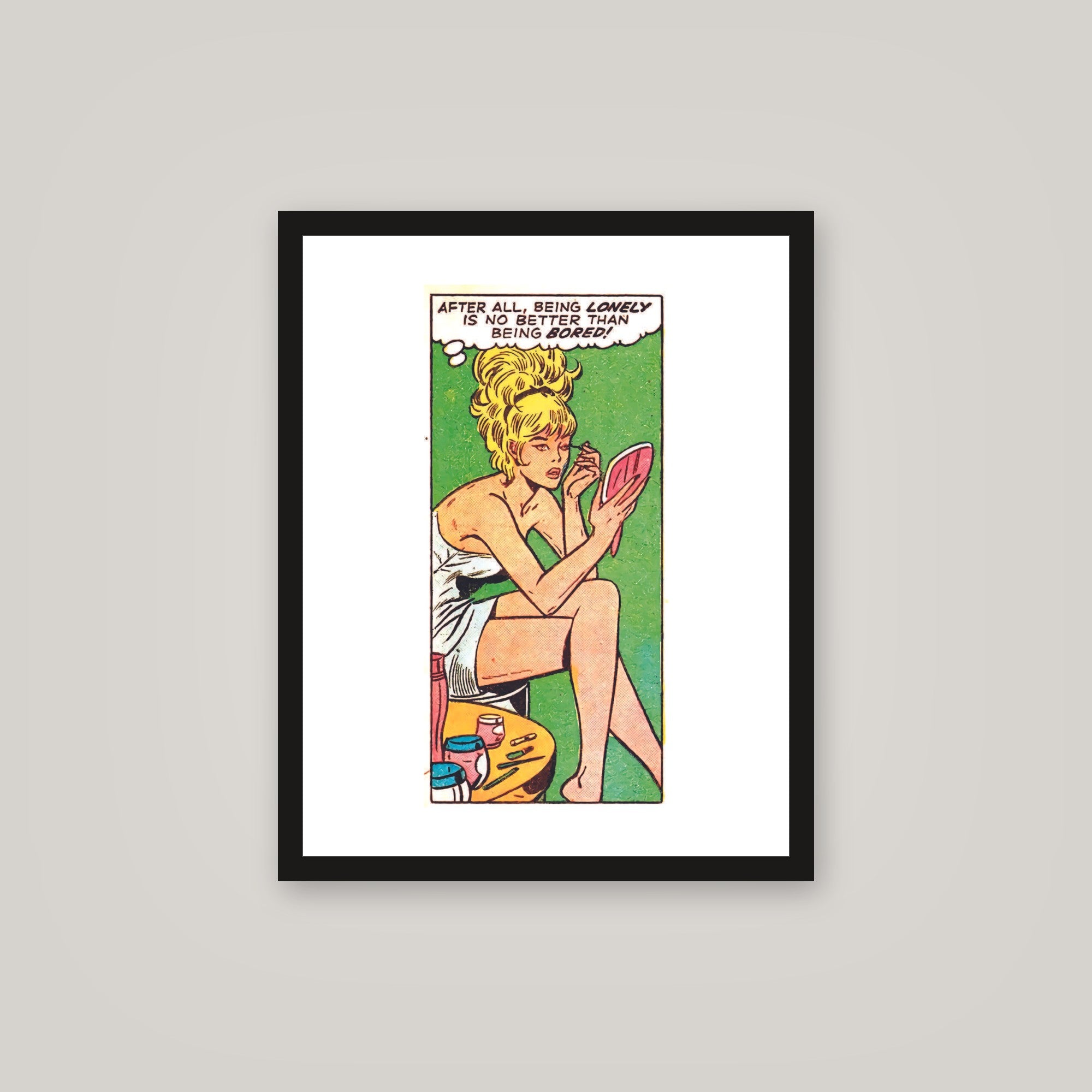 [auto-mockup] BORED N LONELY POSTER - 16 x 20in.