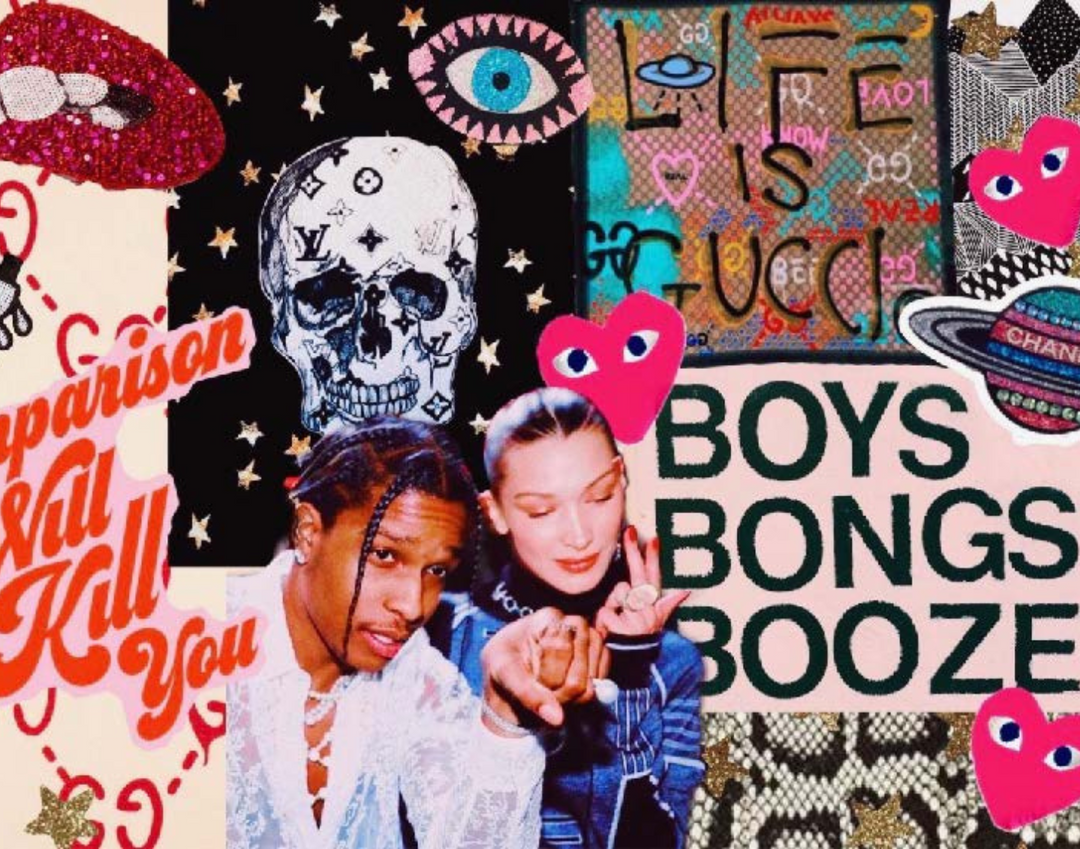 BOOYS N BOOZE COLLAGE POSTER - PosterFi