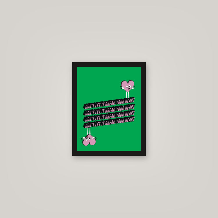 [auto-mockup] BREAK YOUR HEART POSTER - 11 x 14in.