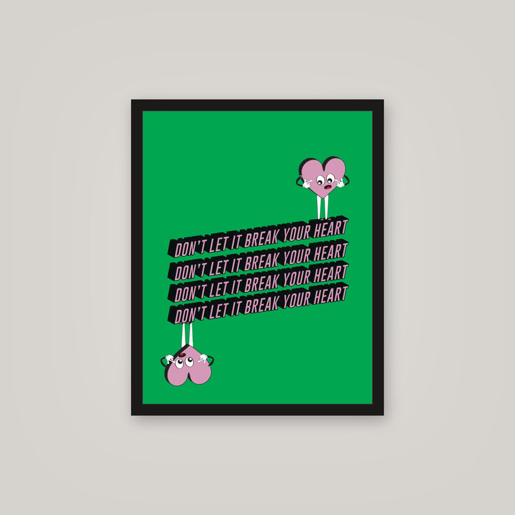 [auto-mockup] BREAK YOUR HEART POSTER - 16 x 20 in.