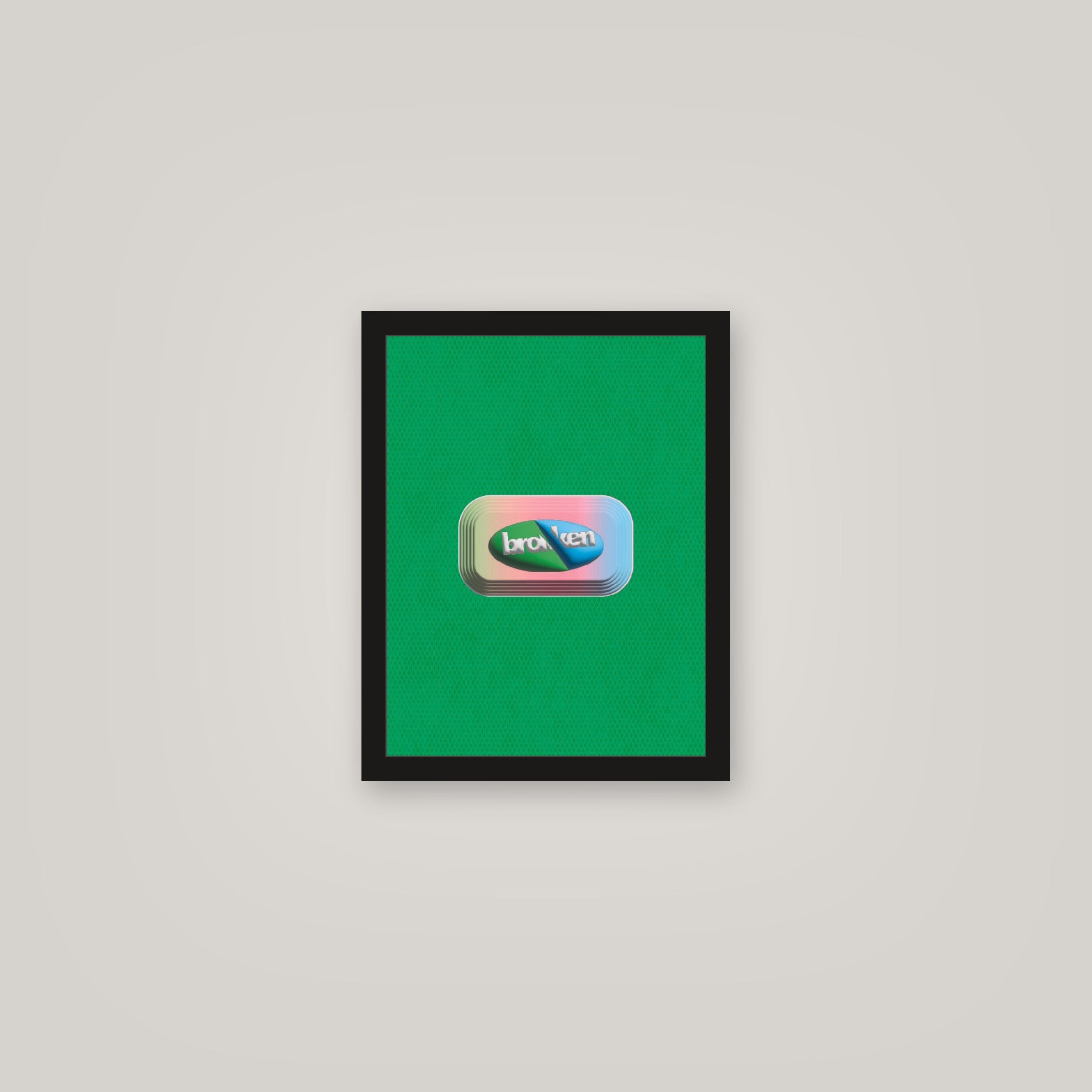 [auto-mockup] BROKEN POSTER - 11 x 14in.