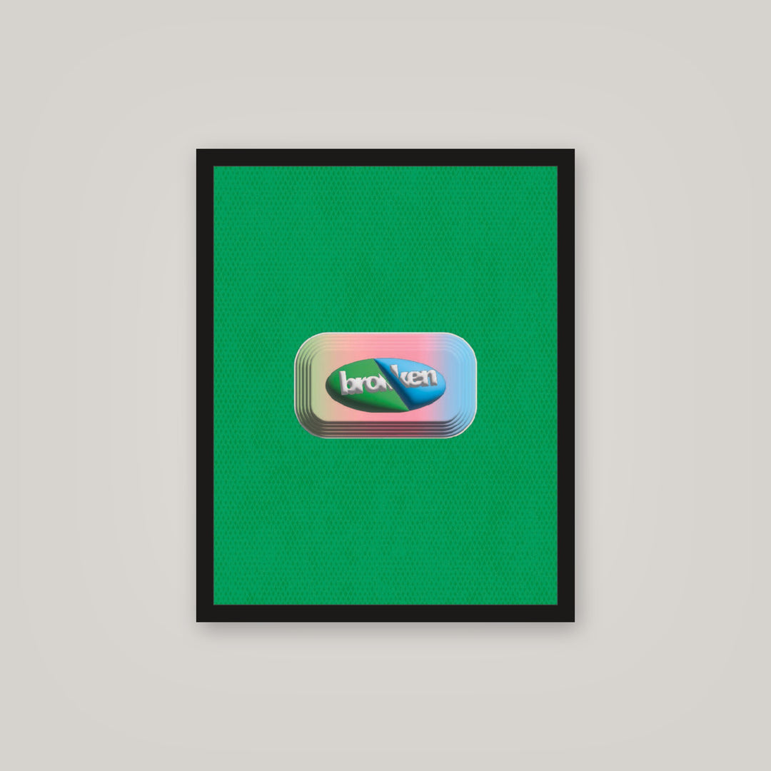 [auto-mockup] BROKEN POSTER - 16 x 20 in.