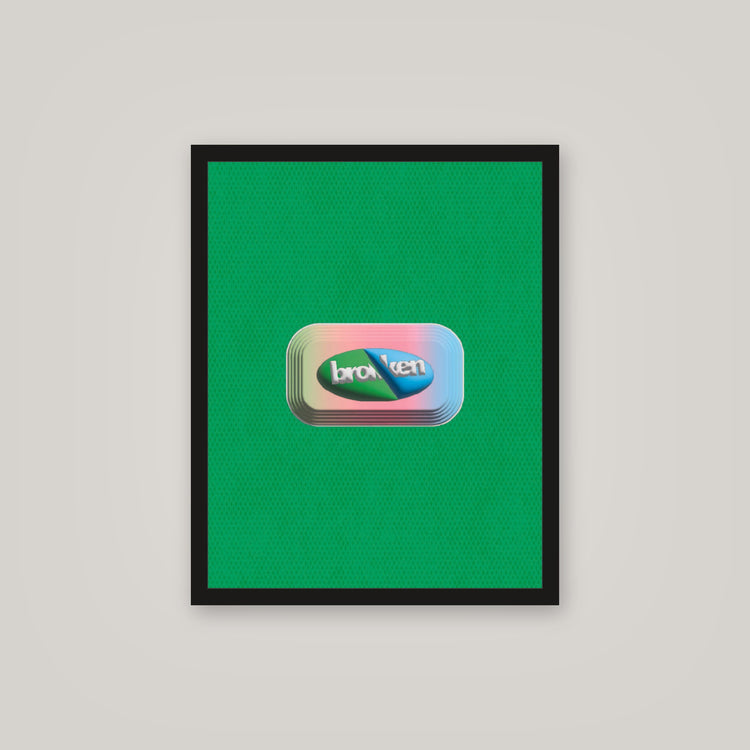 [auto-mockup] BROKEN POSTER - 16 x 20 in.