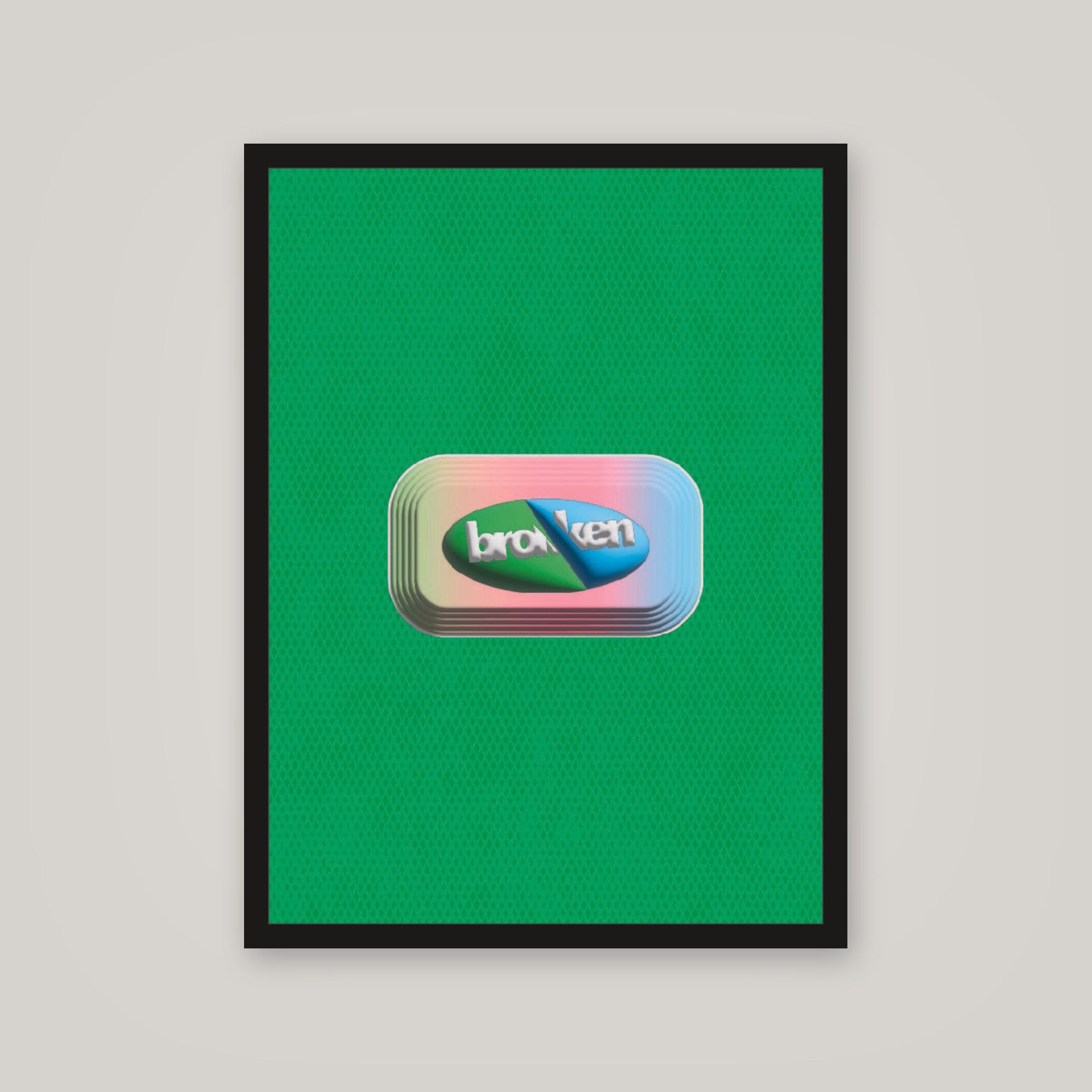 [auto-mockup] BROKEN POSTER - 18 x 24 in