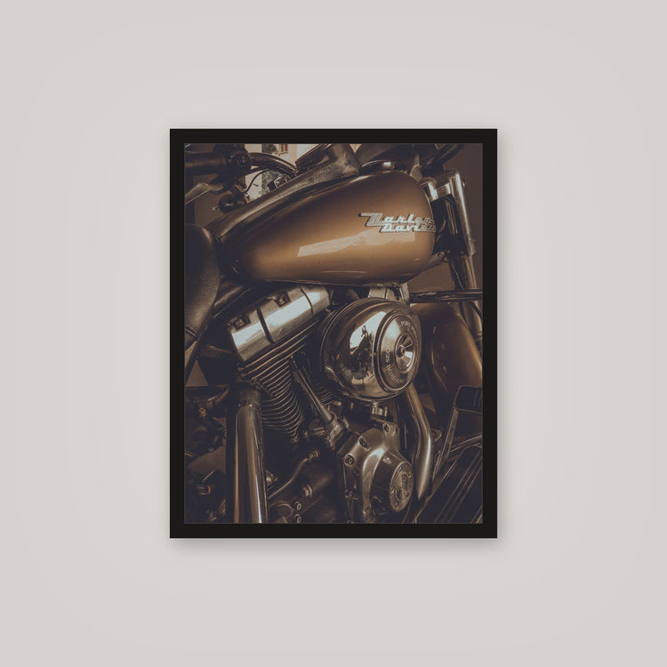 [auto-mockup] BROWN HARLEY POSTER - 16 x 20in.