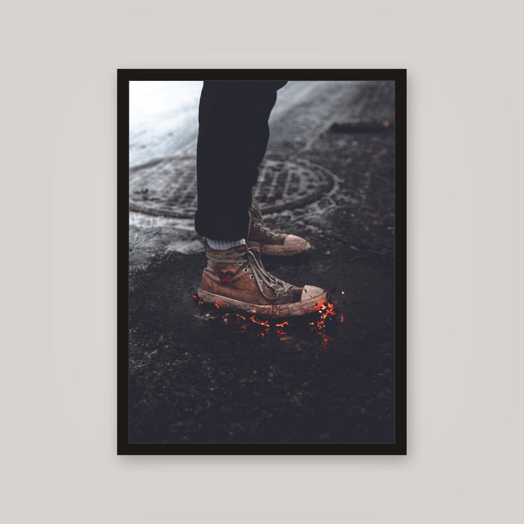 [auto-mockup] BURNING CDG POSTER - 18 x 24in.
