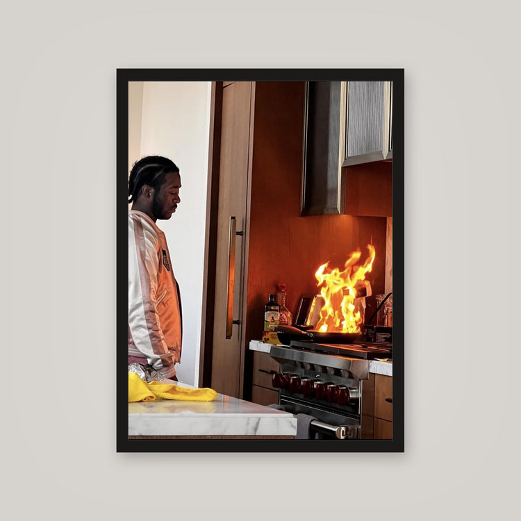 [auto-mockup] BURNING UZI POSTER - 18 x 24in.