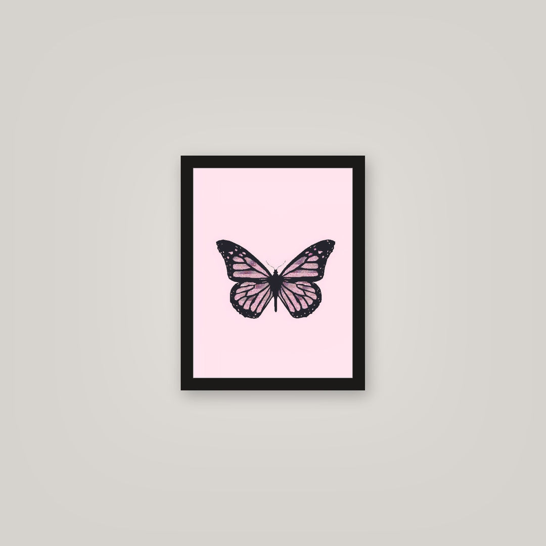 [auto-mockup] BUTTERFLY GIRL POSTER - 11 x 14in.