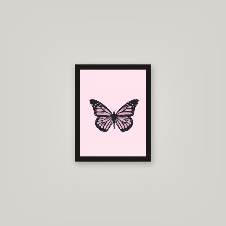 [auto-mockup] BUTTERFLY GIRL POSTER - 11 x 14in.