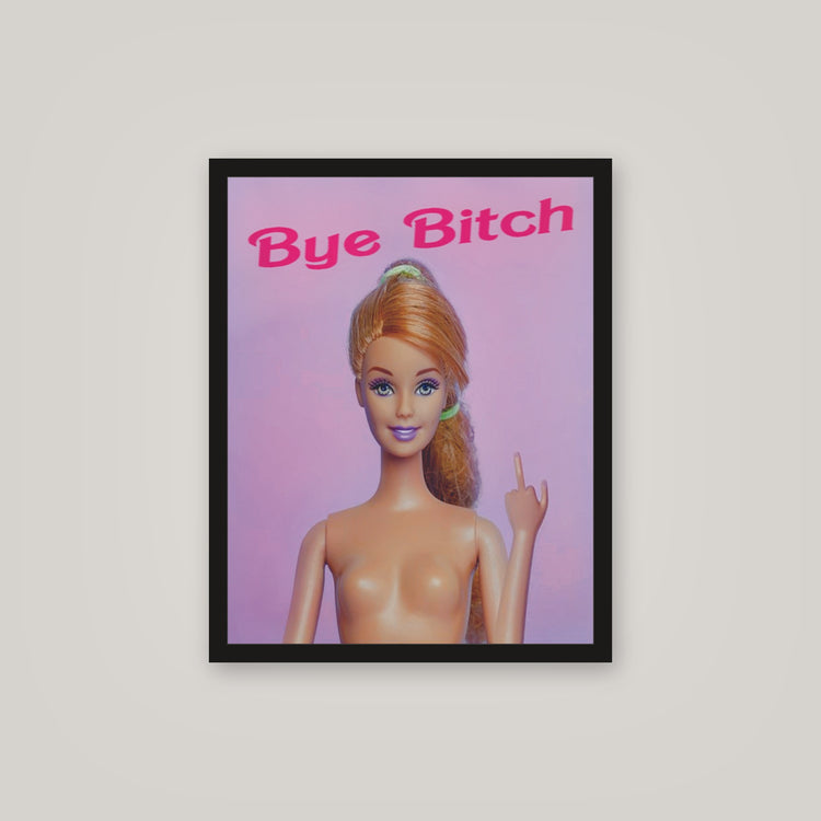 [auto-mockup] BYE BARBIE POSTER - 16 x 20in.