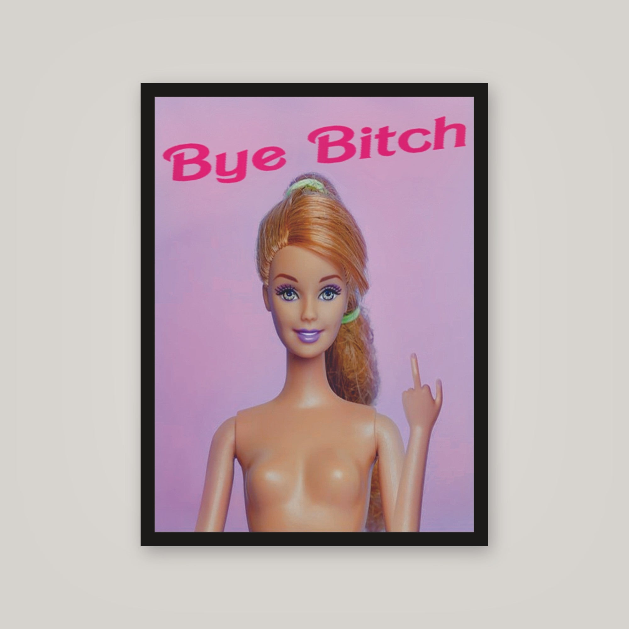 [auto-mockup] BYE BARBIE POSTER - 18 x 24in.