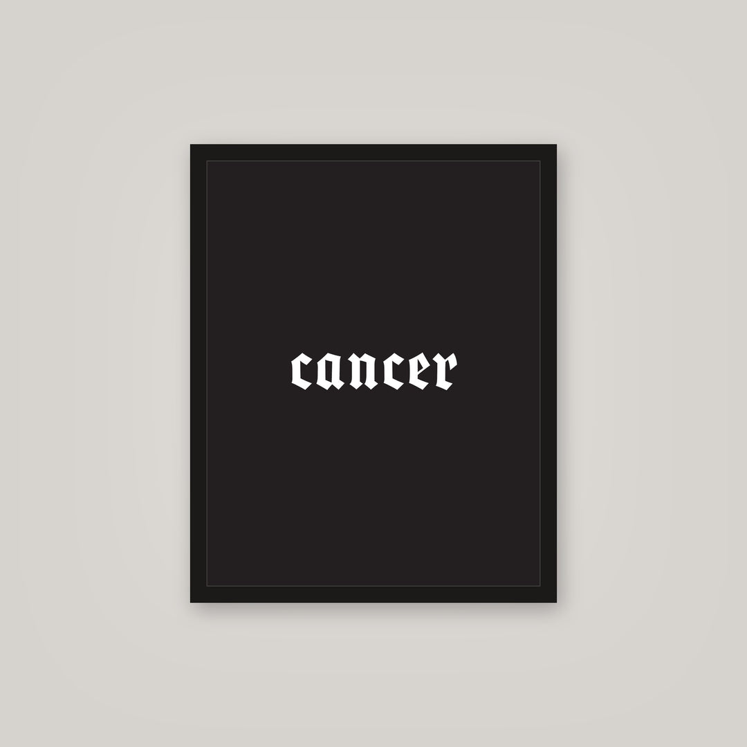 [auto-mockup] CANCER POSTER IN MULTIPLE COLORS - 16x 20in.