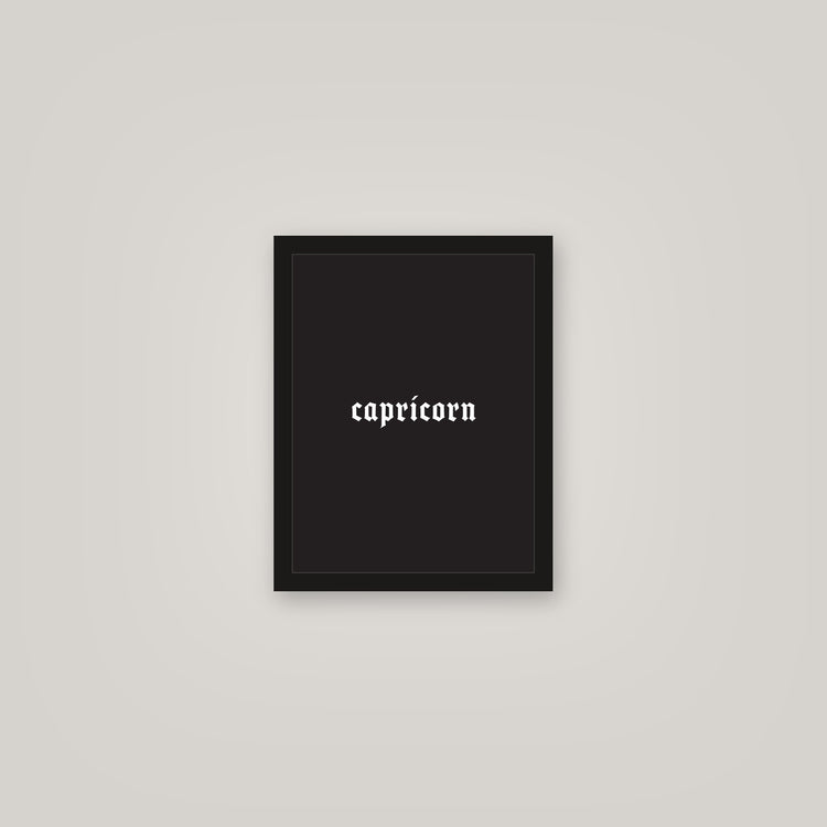 [auto-mockup] CAPRICORN POSTER IN MULTIPLE COLORS - 11 x 14in.