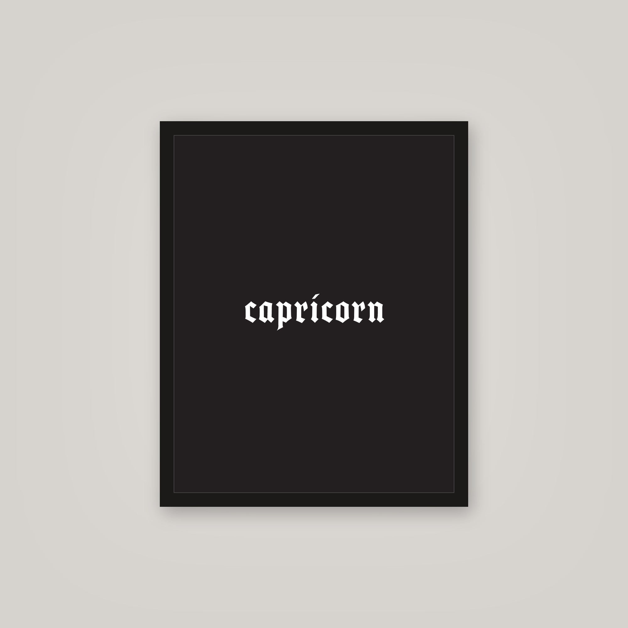 [auto-mockup] CAPRICORN POSTER IN MULTIPLE COLORS - 16x 20in.