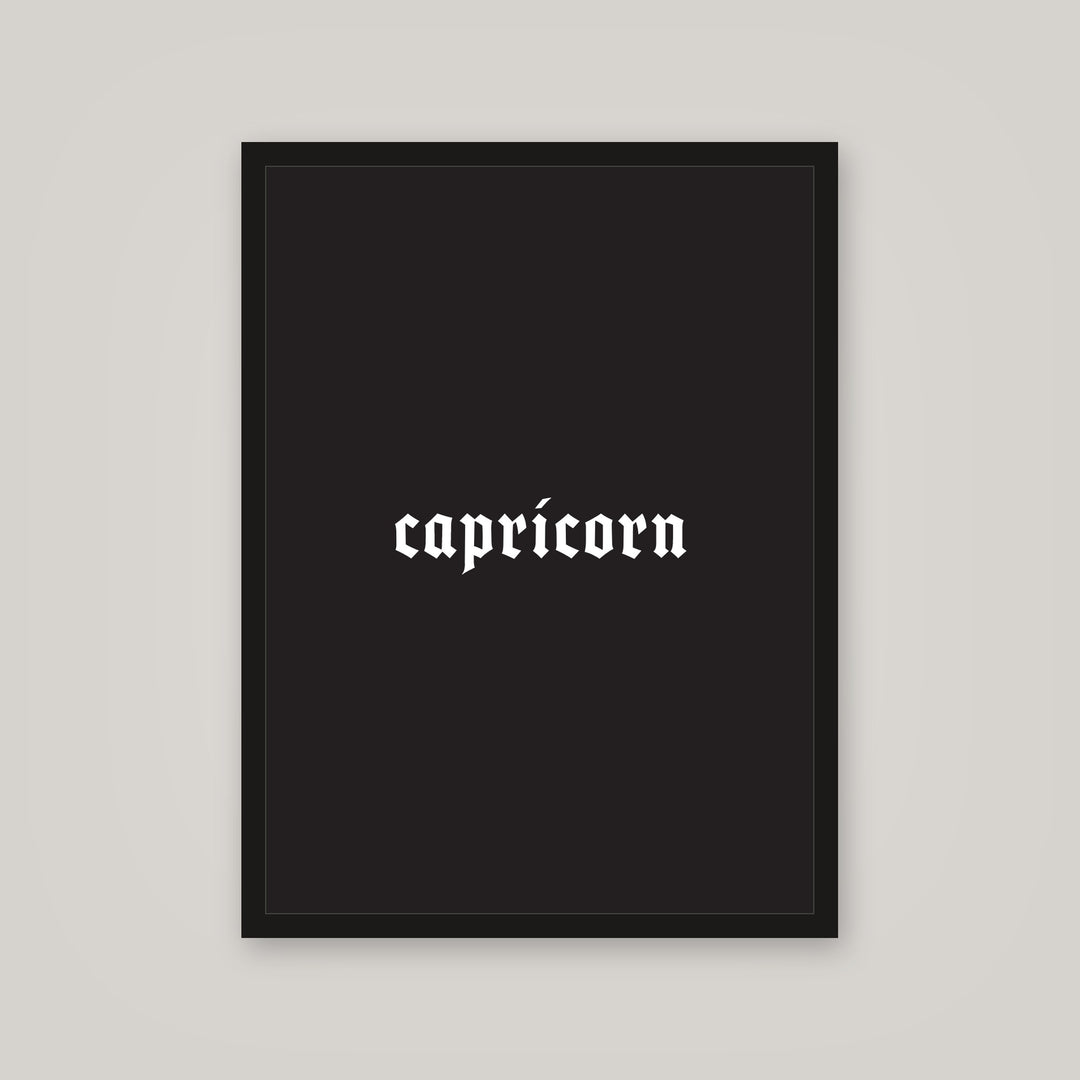 [auto-mockup] CAPRICORN POSTER IN MULTIPLE COLORS - 18 x 24in.