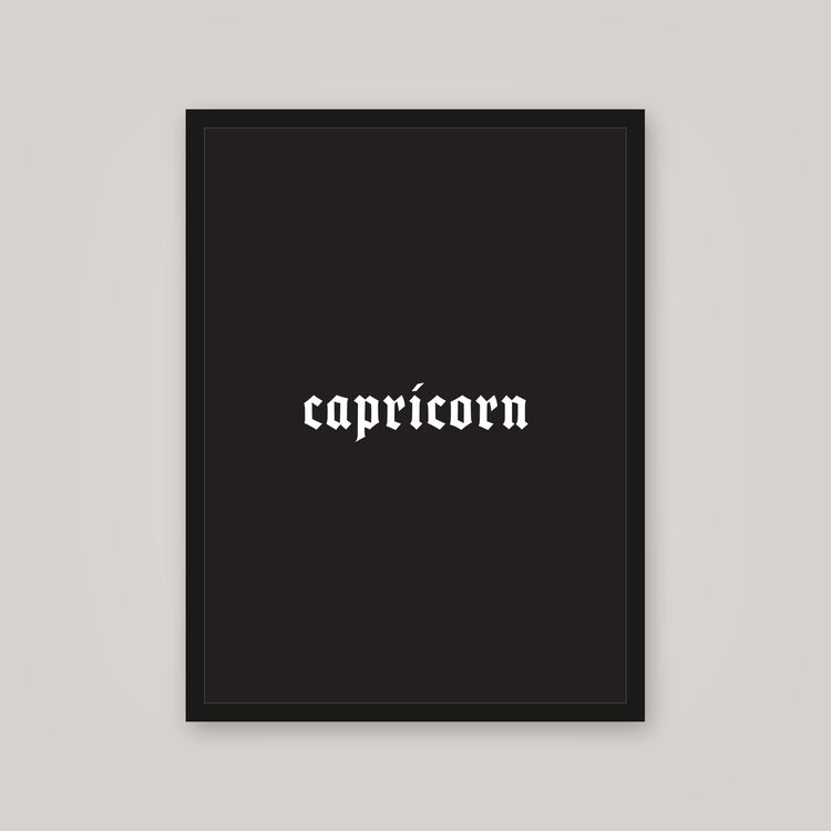 [auto-mockup] CAPRICORN POSTER IN MULTIPLE COLORS - 18 x 24in.
