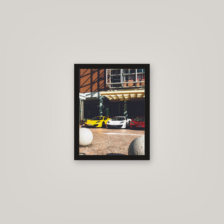 [auto-mockup] CARS ON THE BOULEVARD POSTER - 11 x 14in.