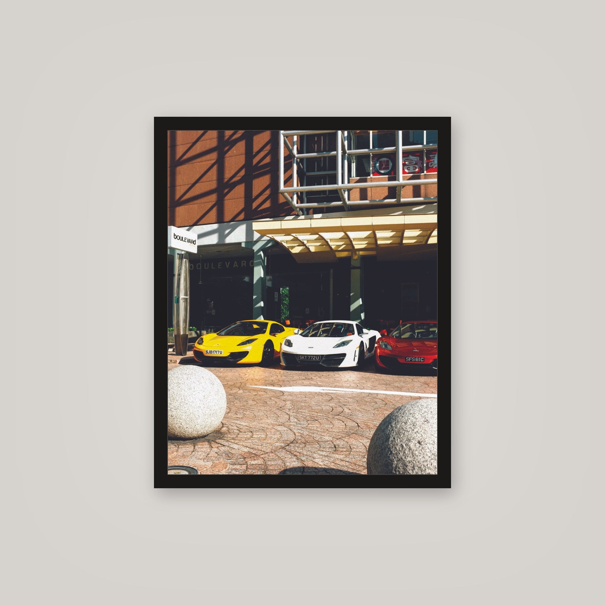 [auto-mockup] CARS ON THE BOULEVARD POSTER - 16 x 20in.