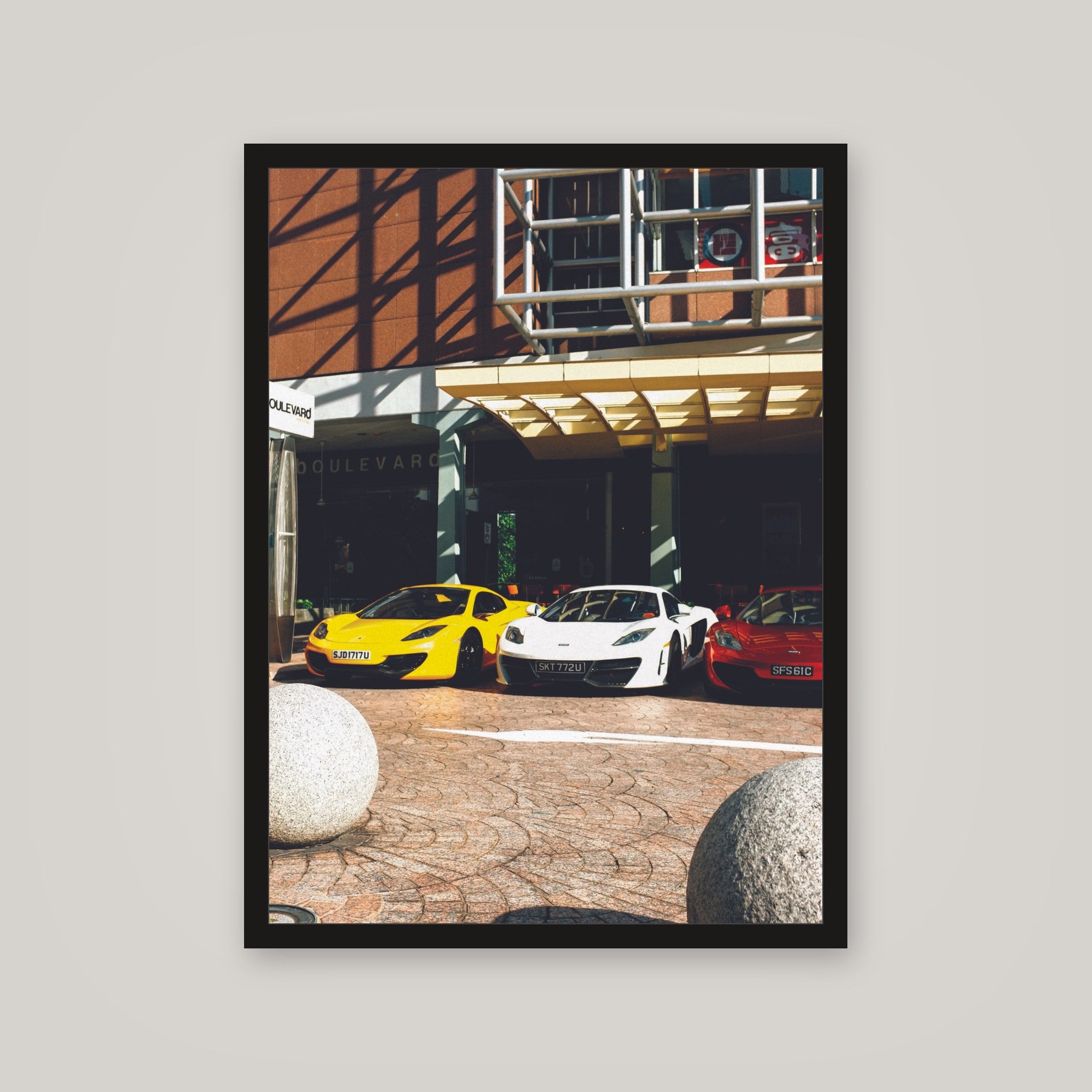 [auto-mockup] CARS ON THE BOULEVARD POSTER - 18 x 24in.