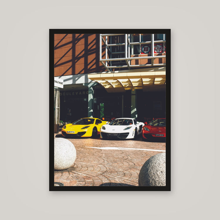 [auto-mockup] CARS ON THE BOULEVARD POSTER - 18 x 24in.