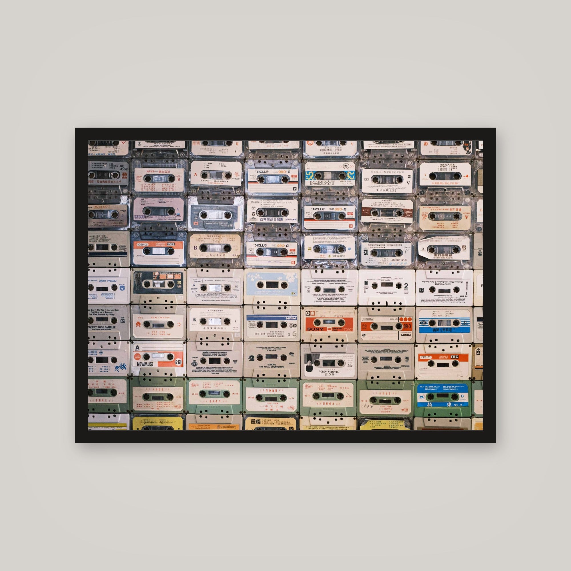 [auto-mockup] CASSETTE TAPES POSTER - 18 x 24in.