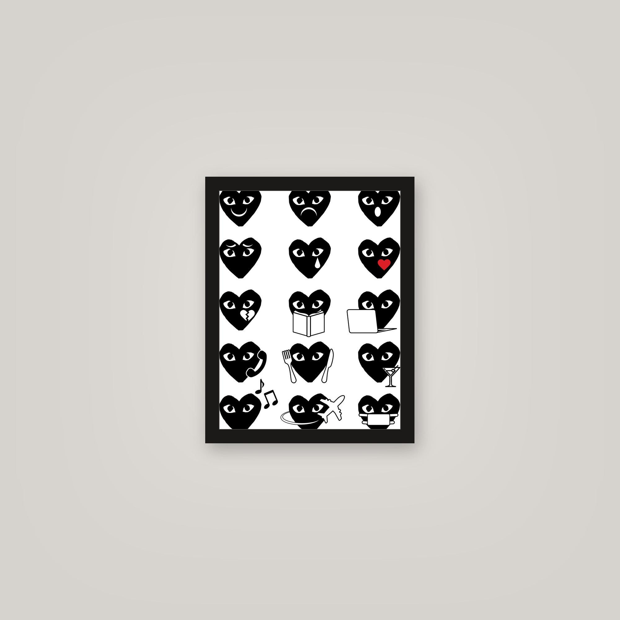 [auto-mockup] CDG EMOJI POSTER - 11 x 14in.
