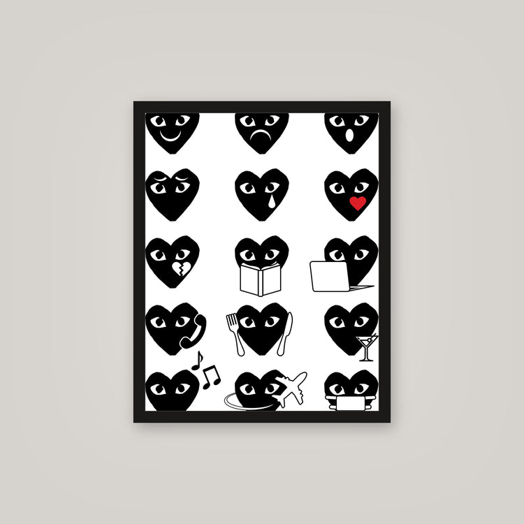 [auto-mockup] CDG EMOJI POSTER - 16 x 20in.