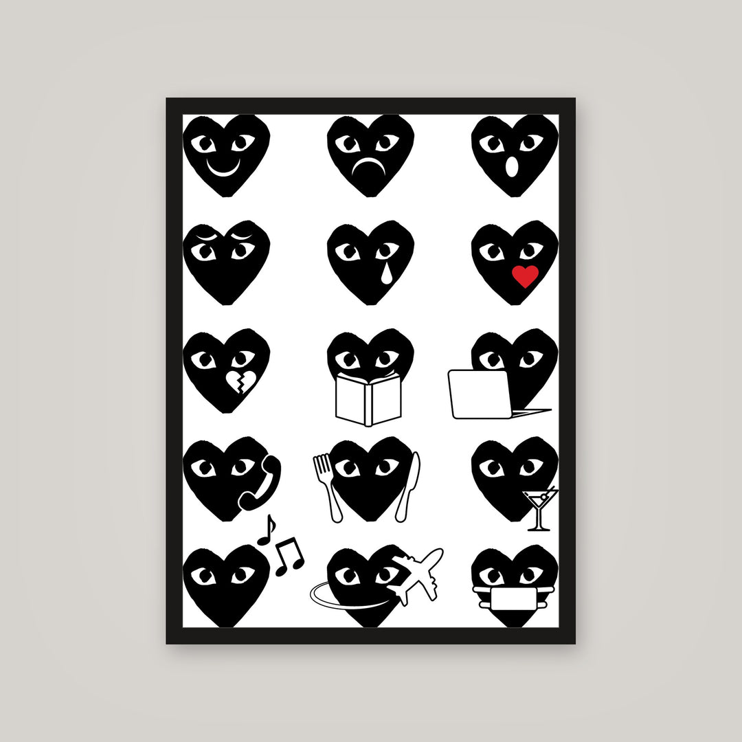 [auto-mockup] CDG EMOJI POSTER - 18 x 24in.