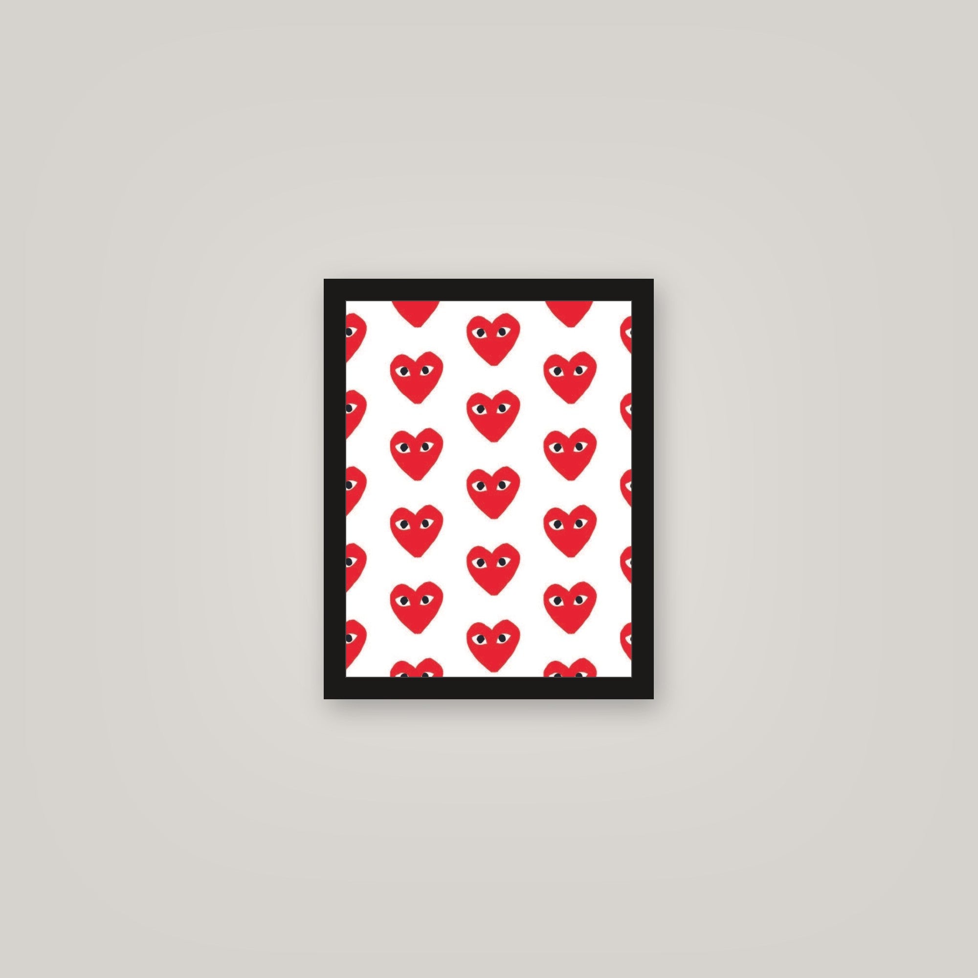 [auto-mockup] CDG HEART POSTER IN ALL COLORS - 11 x 14in.