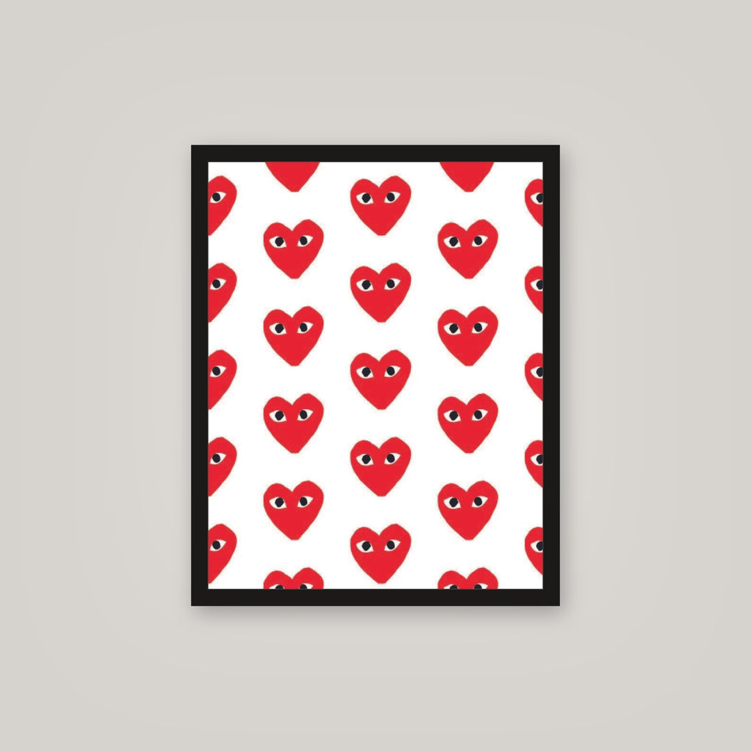 [auto-mockup] CDG HEART POSTER IN ALL COLORS - 16 x 20in.