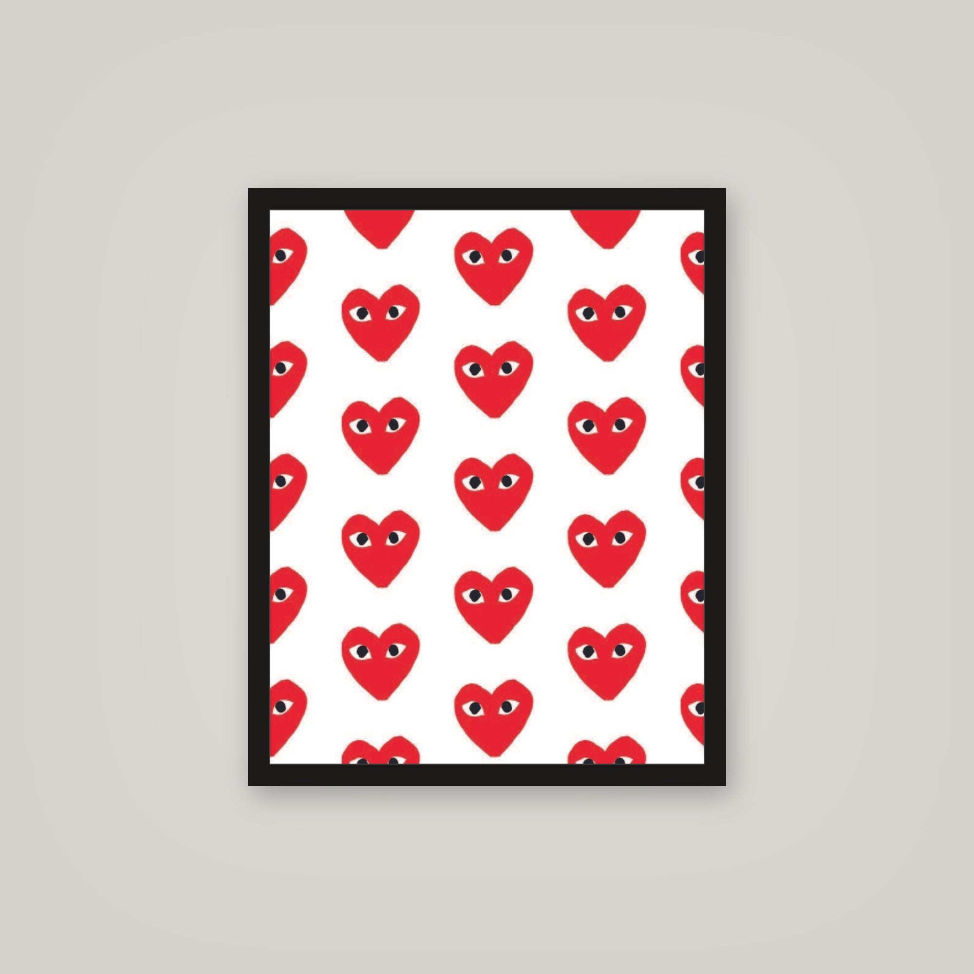 [auto-mockup] CDG HEART POSTER IN ALL COLORS - 16 x 20in.