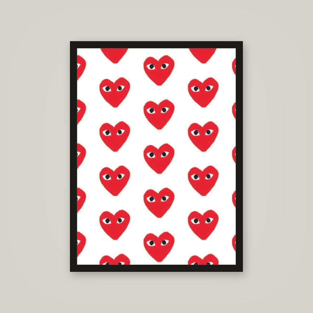 [auto-mockup] CDG HEART POSTER IN ALL COLORS - 18 x 24in.