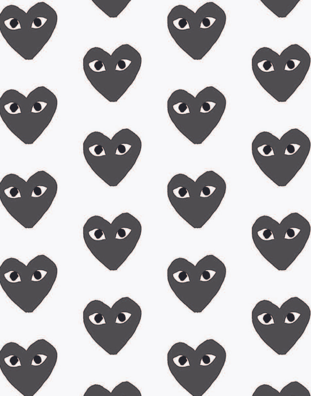 CDG HEART POSTER IN ALL COLORS - PosterFi