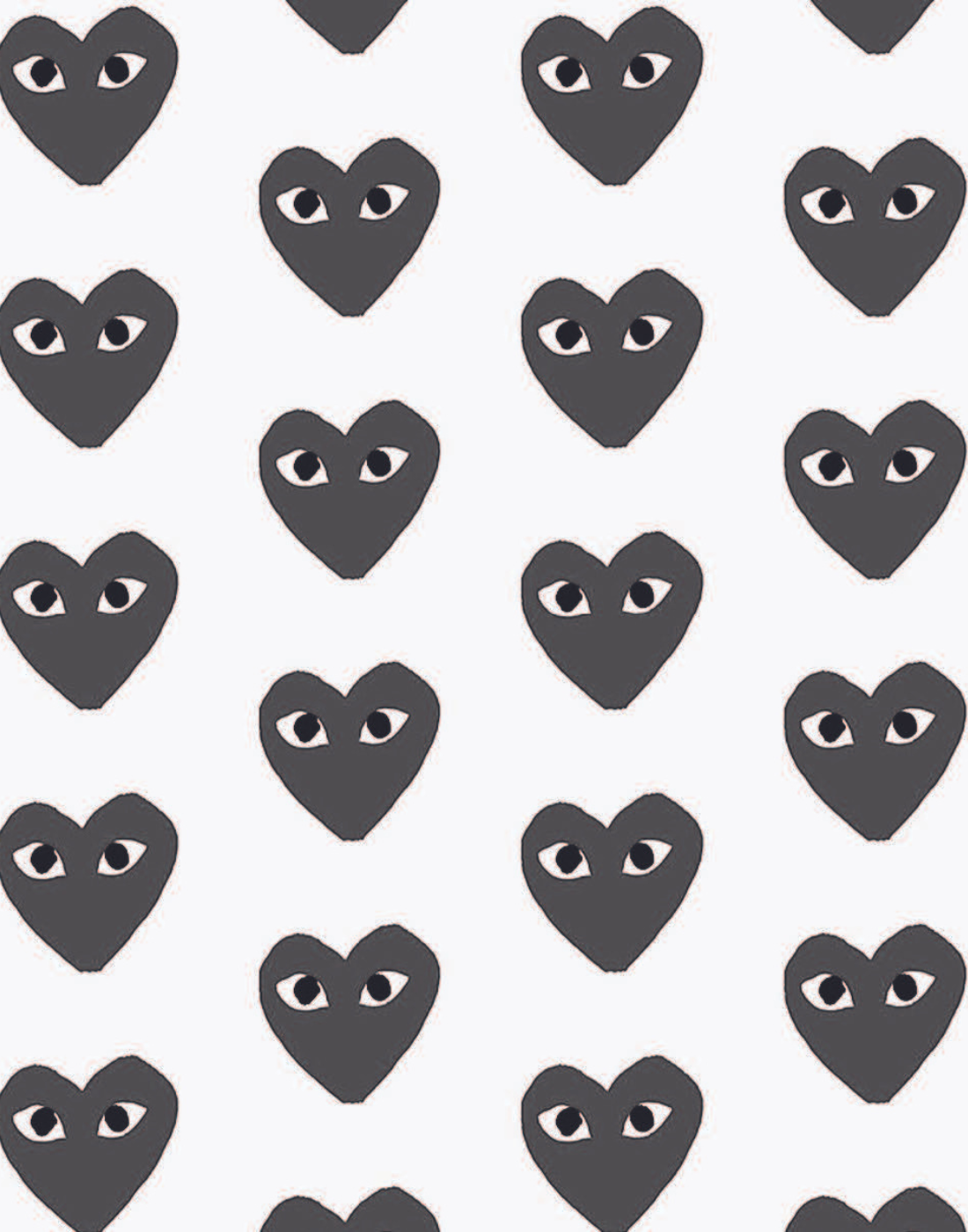 CDG HEART POSTER IN ALL COLORS PosterFi