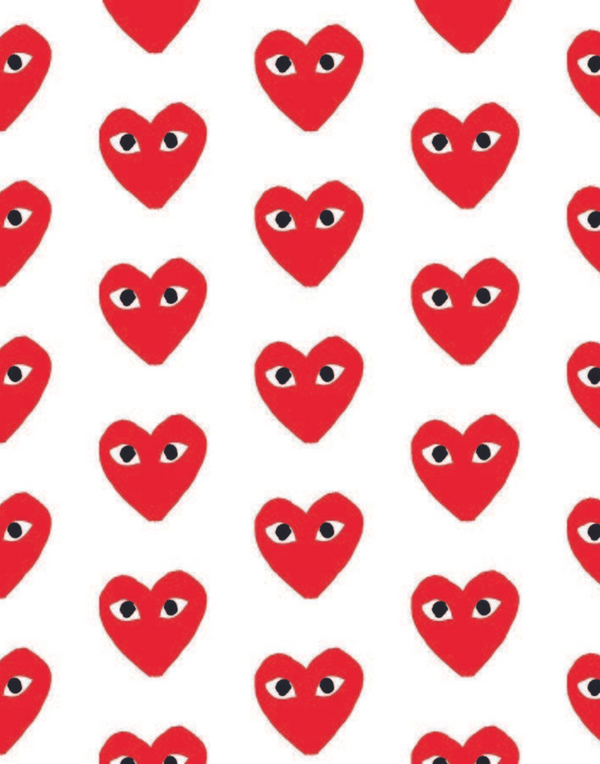 CDG HEART POSTER IN ALL COLORS - PosterFi