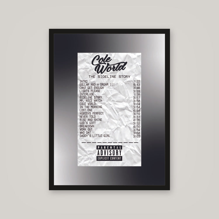 [auto-mockup] COLE WORLD RECEIPT POSTER - 18 x 24 in