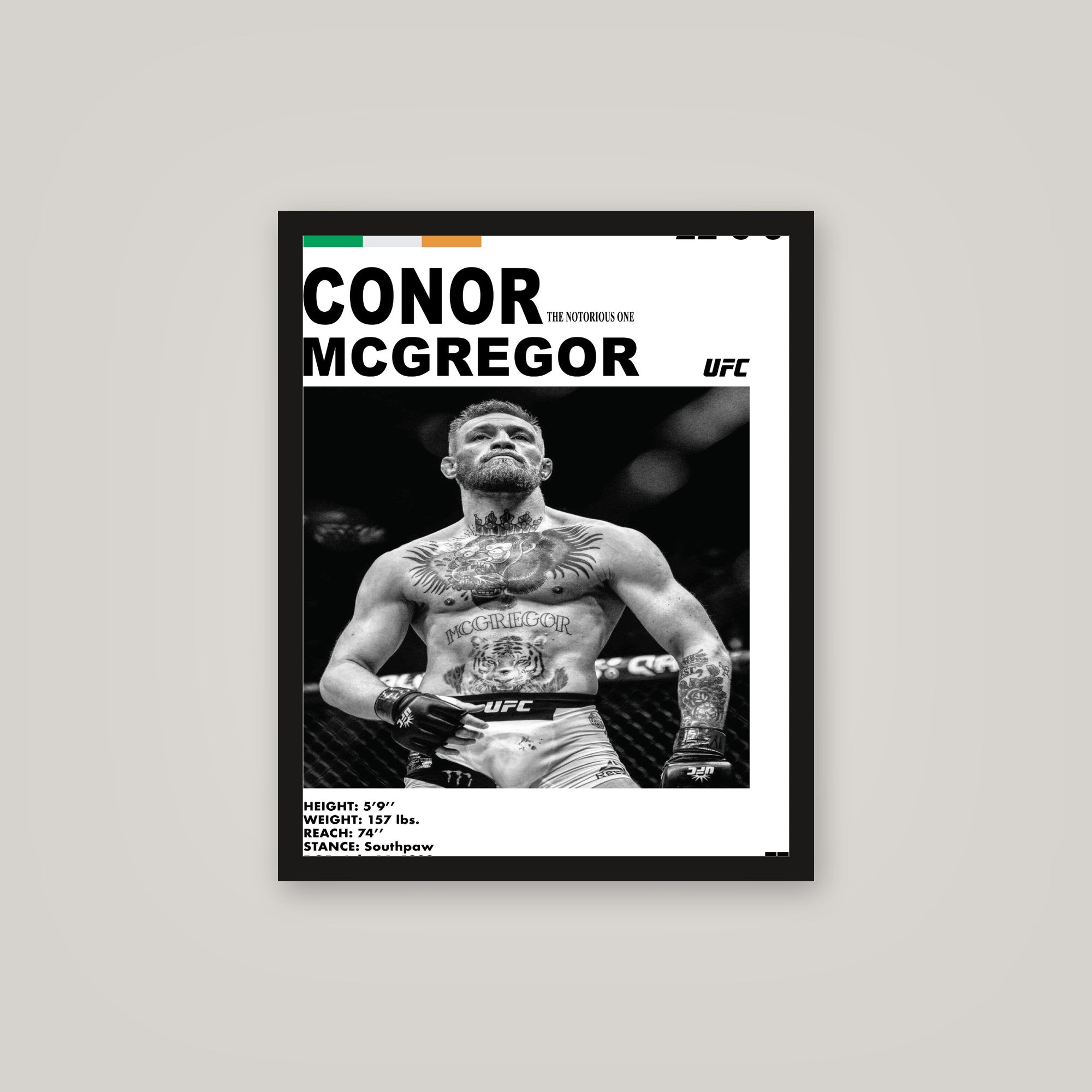 [auto-mockup] CONNOR MCGREGOR POSTER - 16 x 20in.