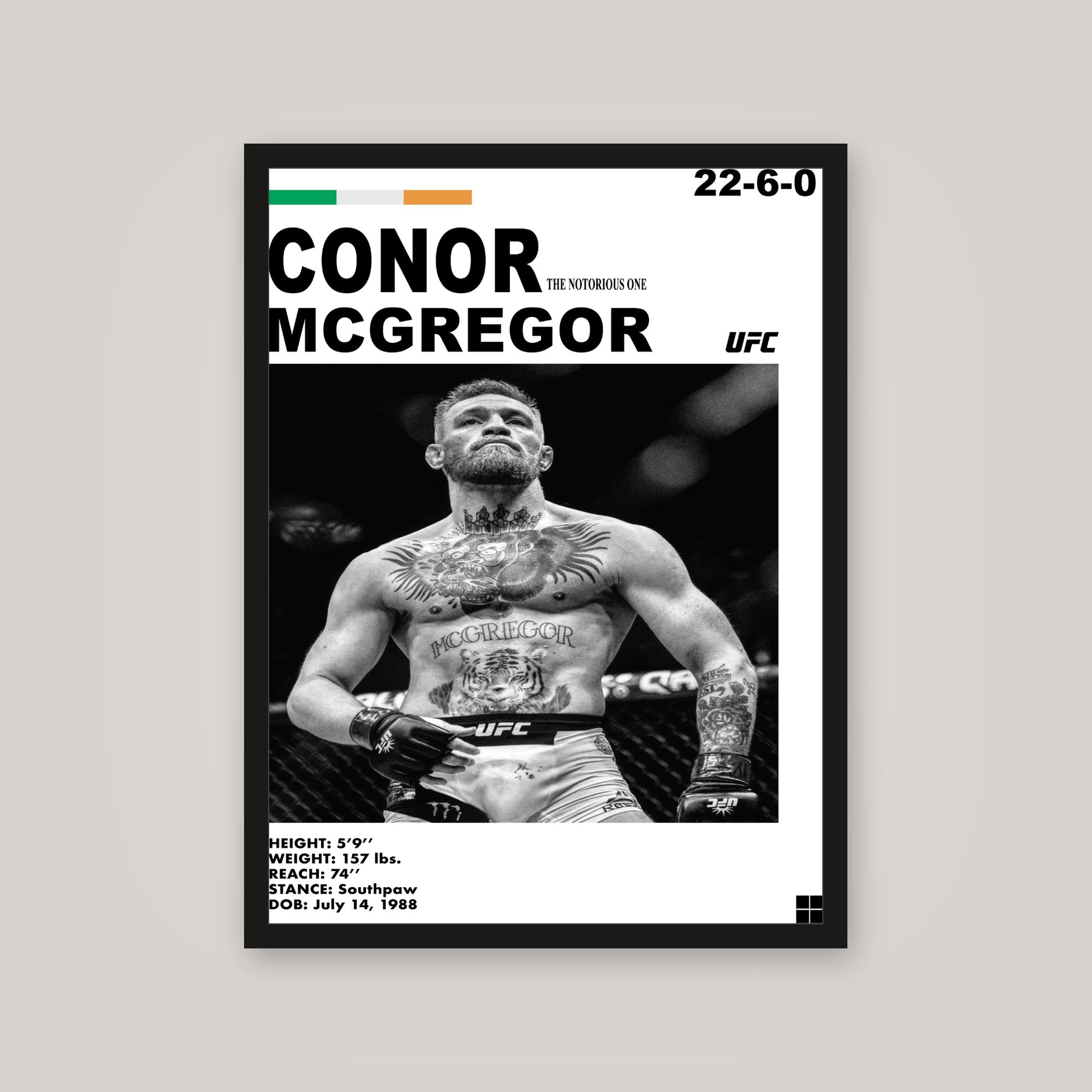 [auto-mockup] CONNOR MCGREGOR POSTER - 18 x 24in.
