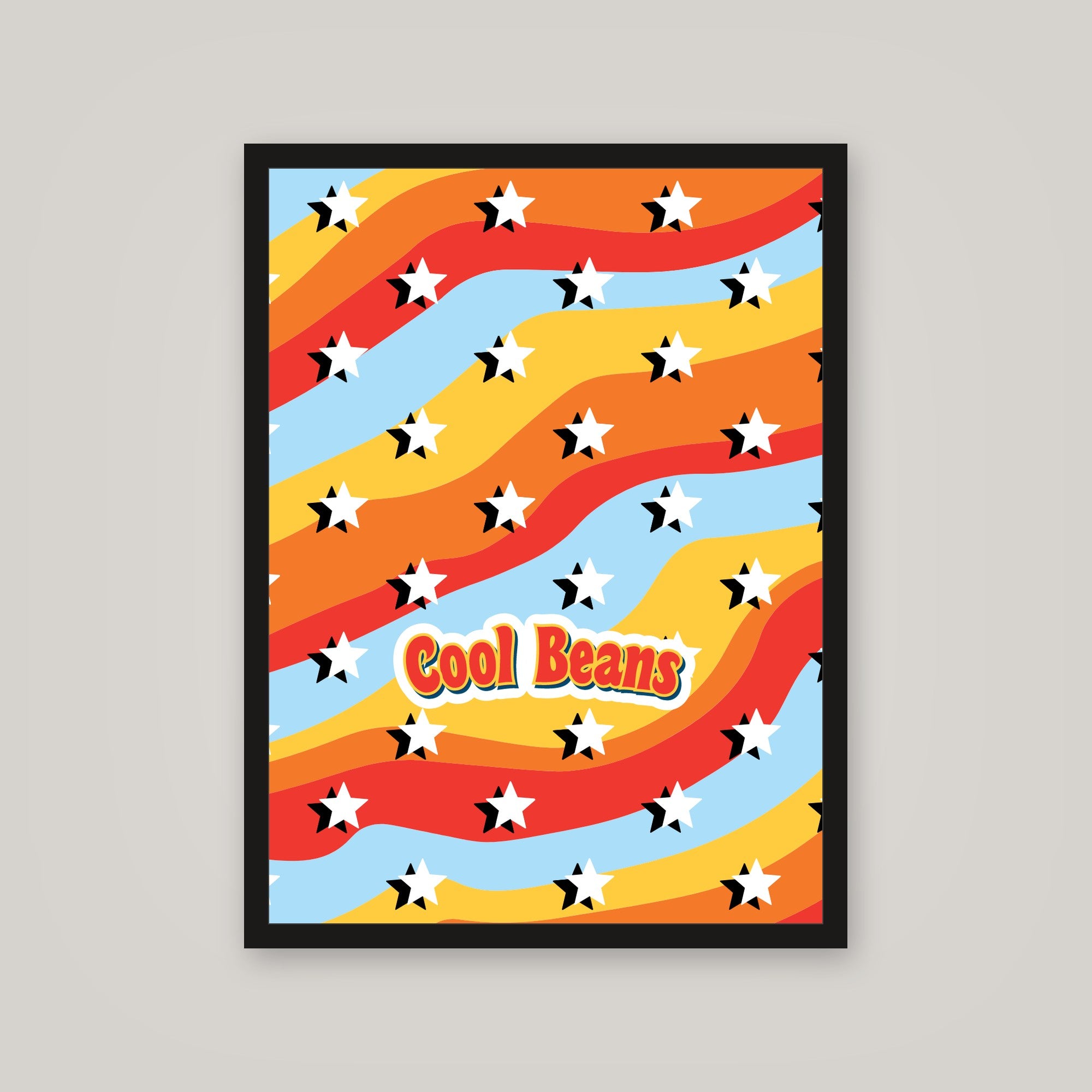 [auto-mockup] COOL BEANS POSTER - 18 x 24in.