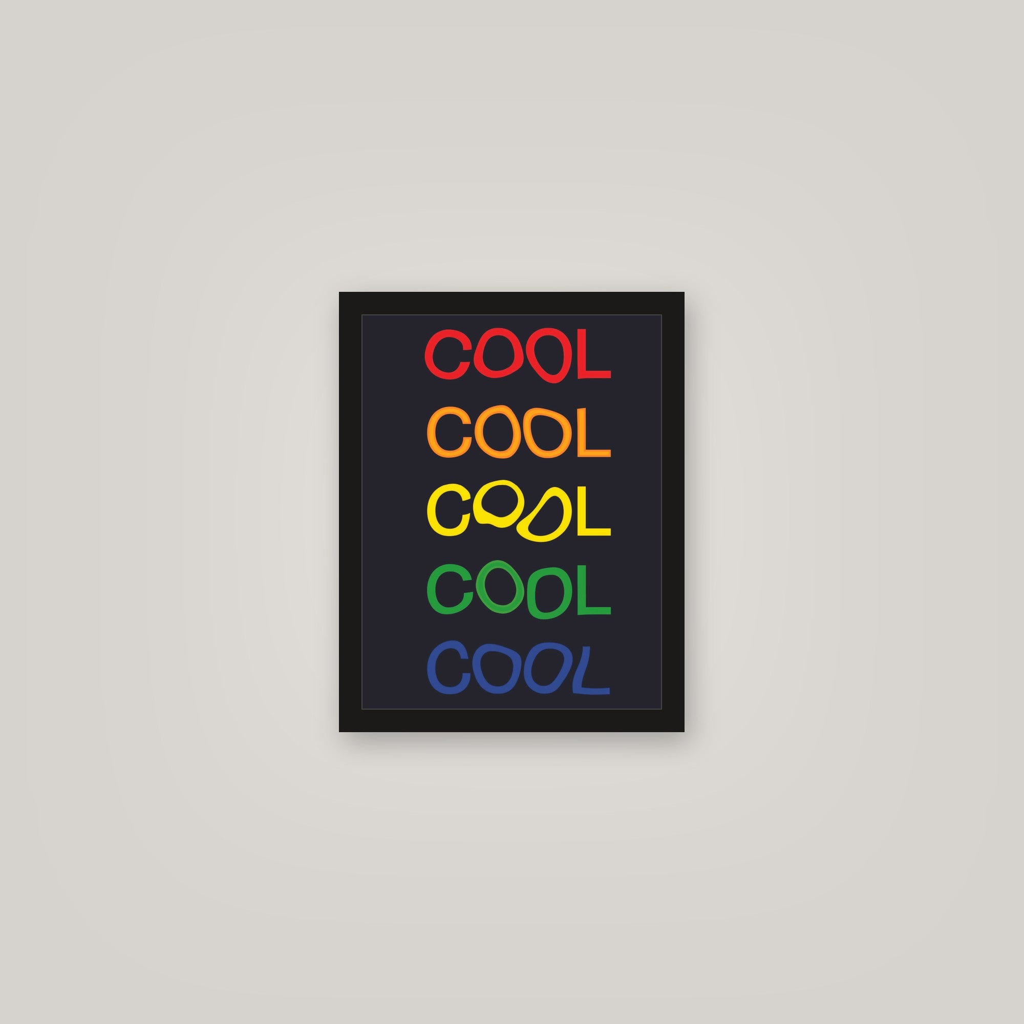 [auto-mockup] COOL RAINBOW POSTER - 11 x 14in.