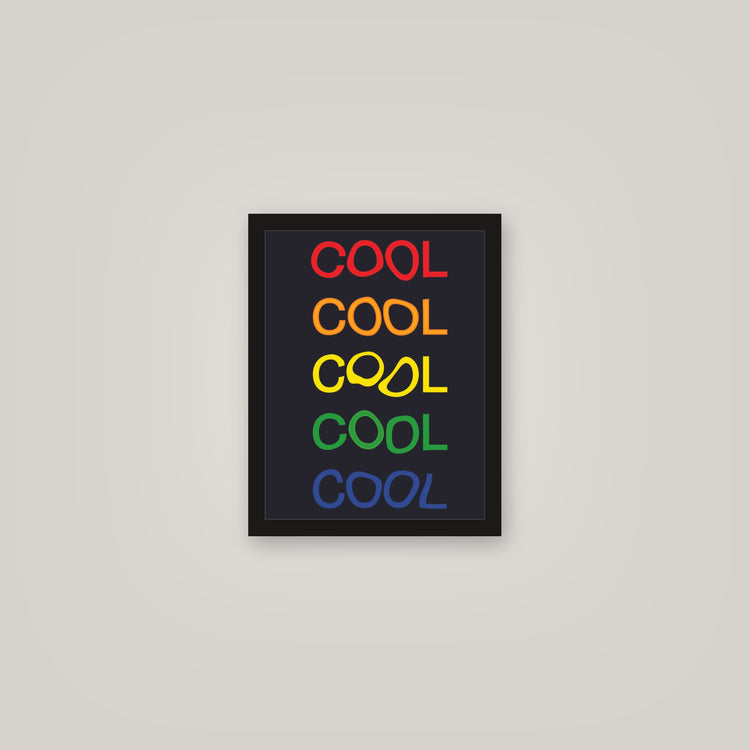 [auto-mockup] COOL RAINBOW POSTER - 11 x 14in.
