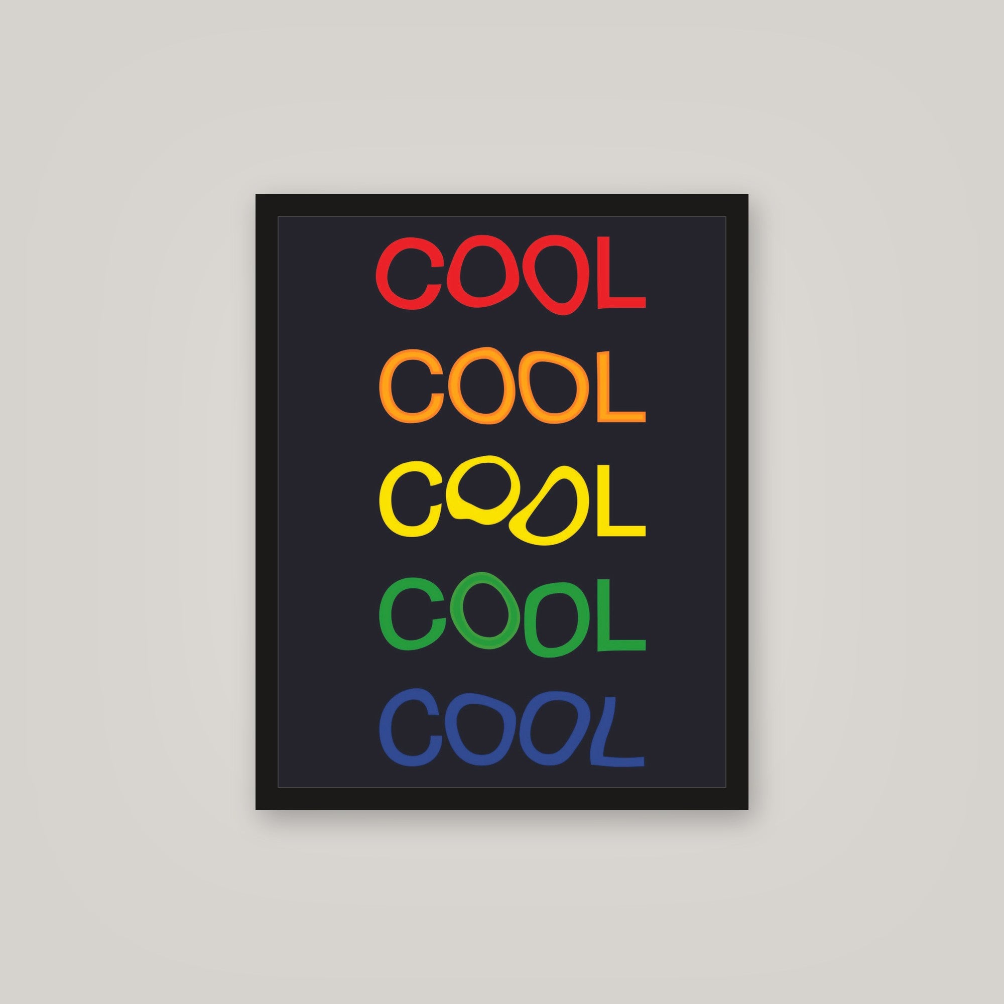 [auto-mockup] COOL RAINBOW POSTER - 16 x 20in.