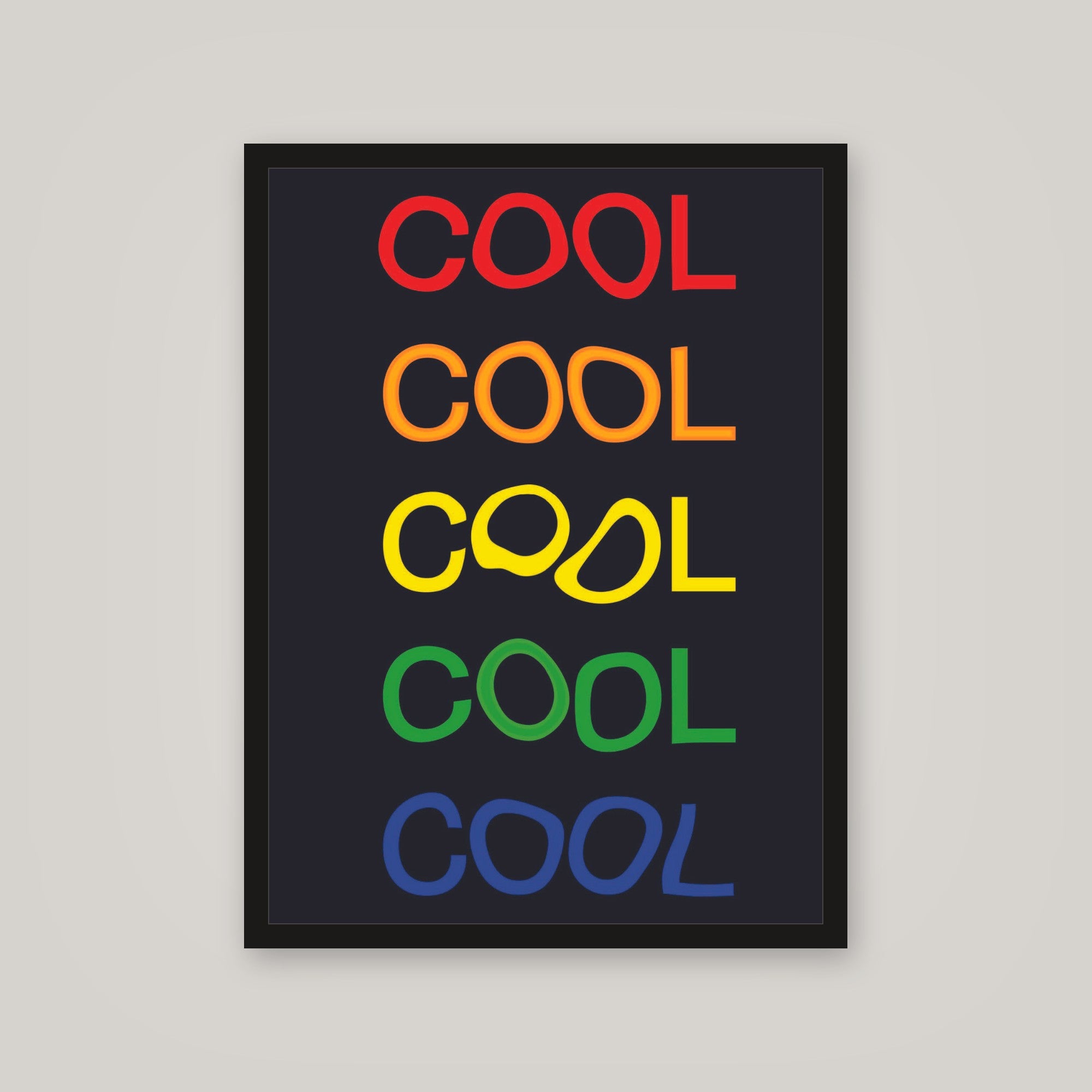 [auto-mockup] COOL RAINBOW POSTER - 18 x 24in.