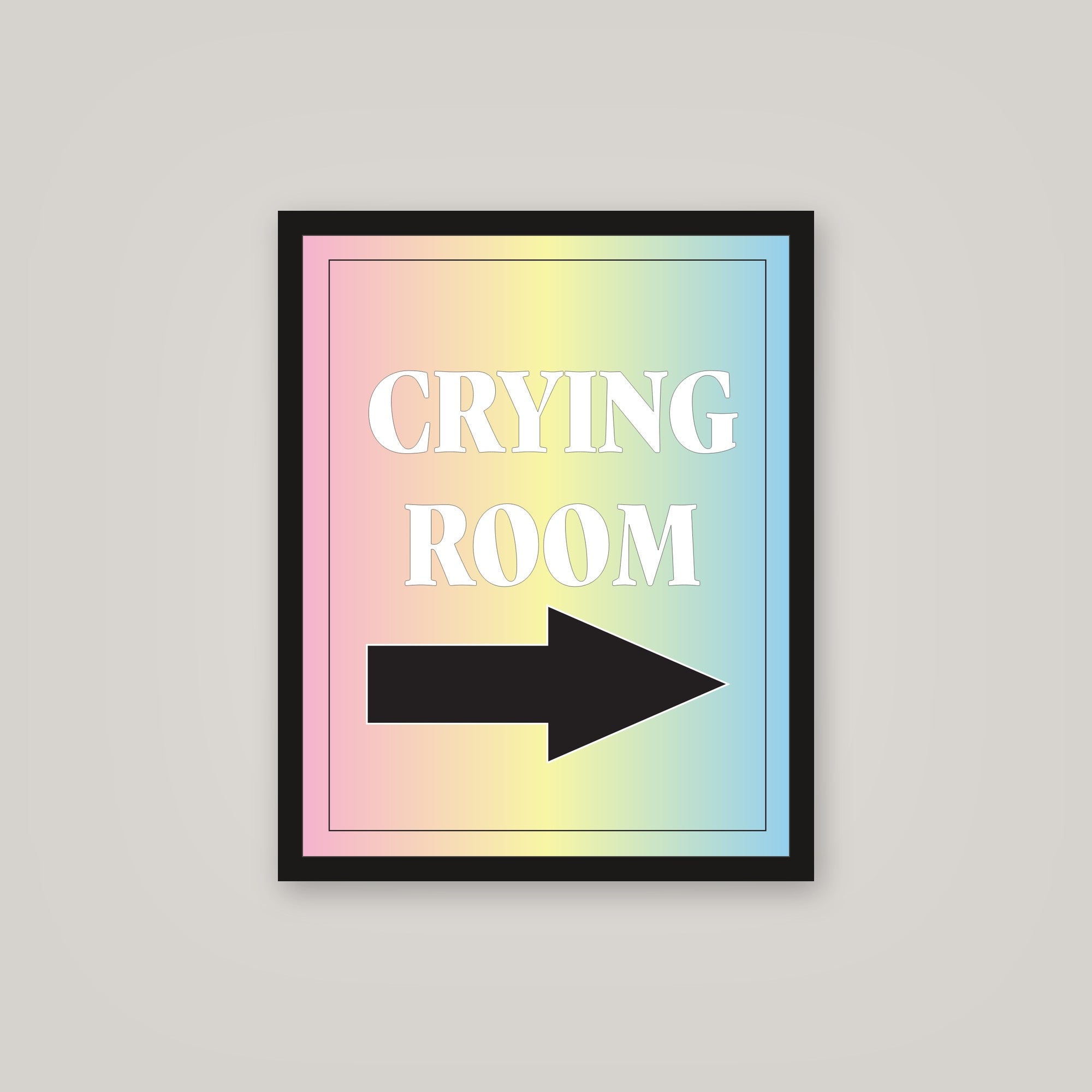 [auto-mockup] CRYING ROOM POSTER IN MULTIPLE COLORS - 16x 20in.