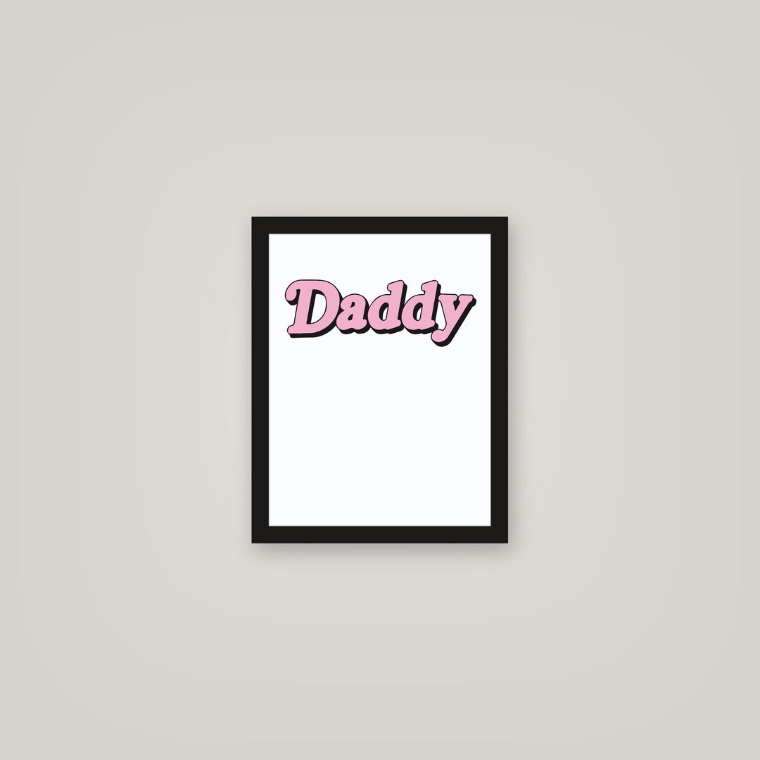 [auto-mockup] DADDY POSTER - 11 x 14in.