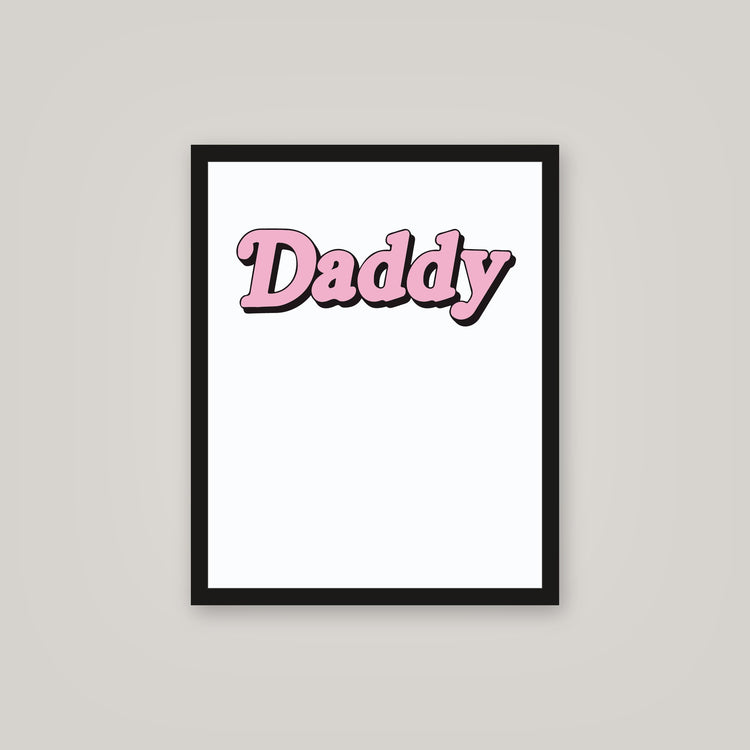 [auto-mockup] DADDY POSTER - 16 x 20in.