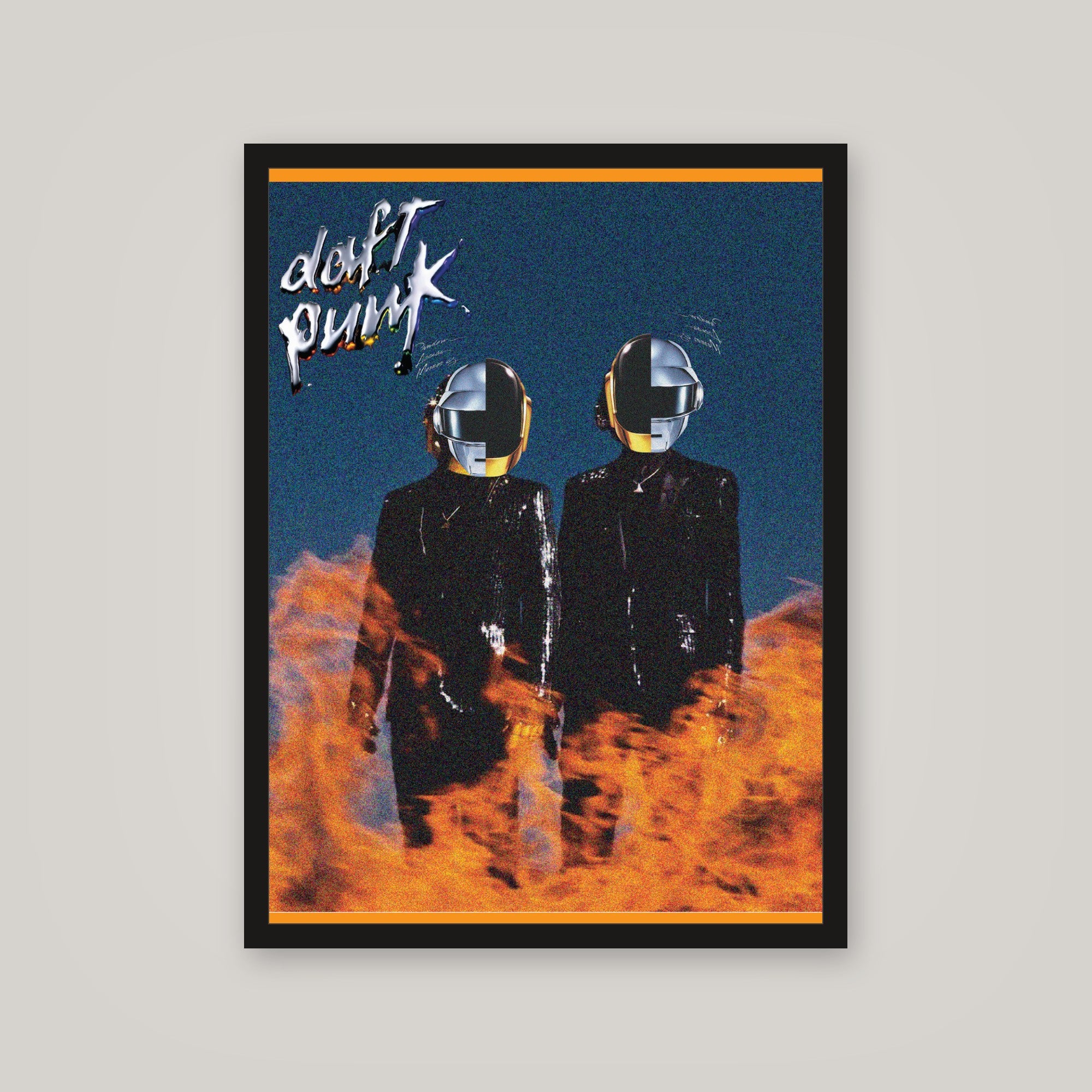 [auto-mockup] DAFT PUNK FIRE POSTER - 18 x 24in.