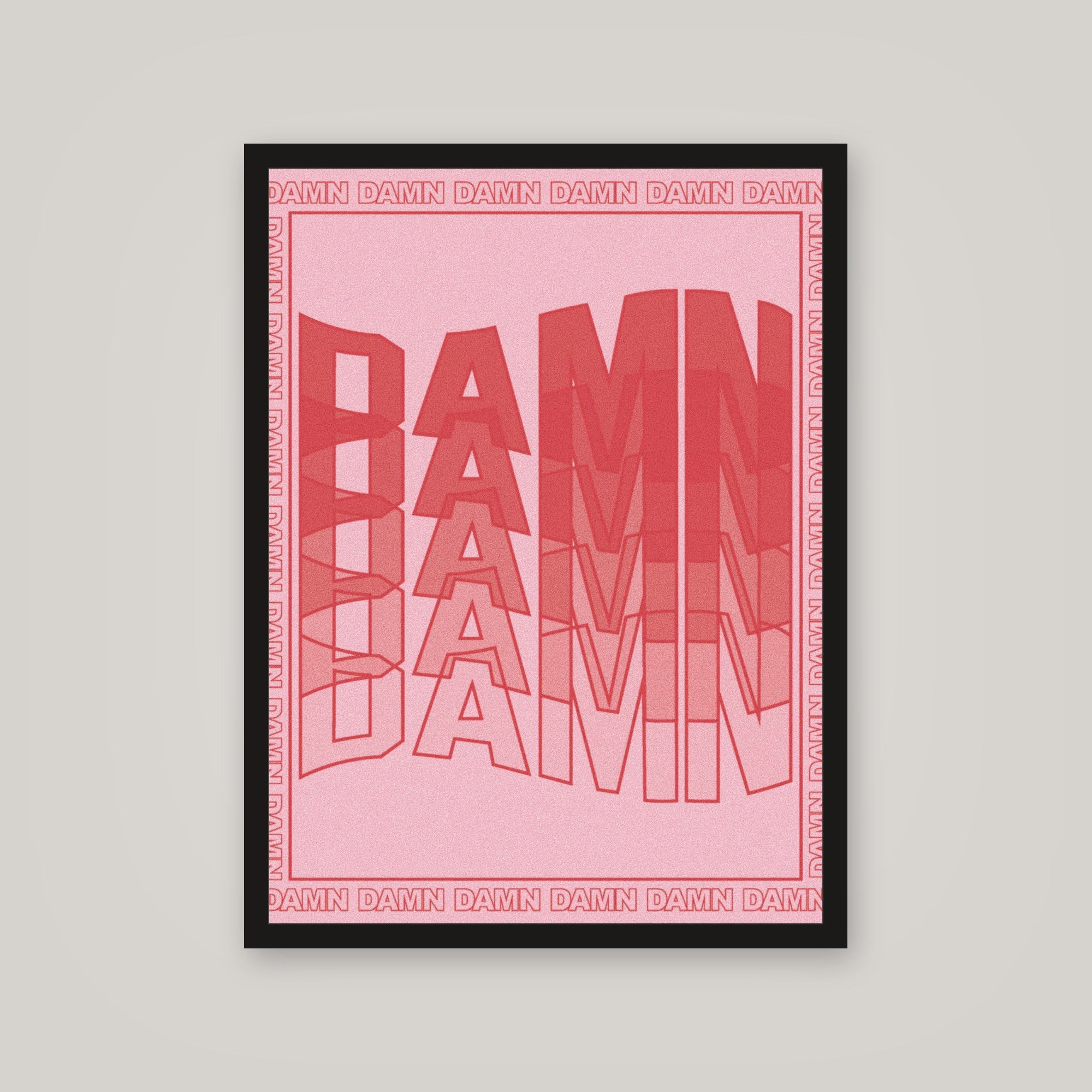 [auto-mockup] DAMN DAMN POSTER - 18 x 24in.